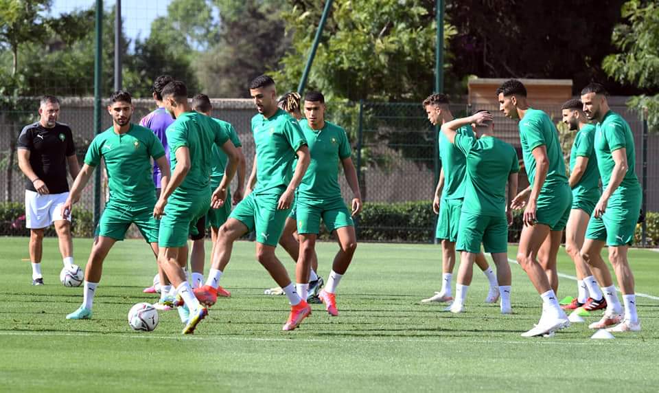 المنتخب المغربي يواصل استعداداته لمواجهة غانا وبوركينافاسو