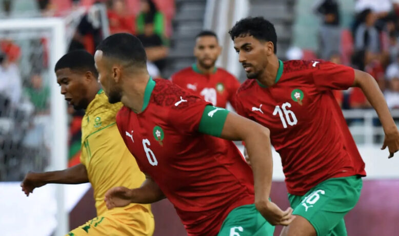 المنتخب المغربي يتأخر في الشوط الأول أمام جنوب إفريقيا