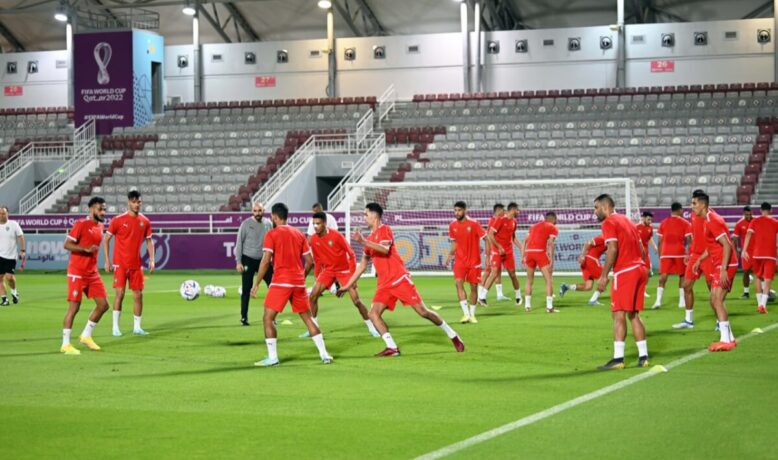 لاعبان يغيبان عن آخر حصة تدريبية للأسود قبل مباراة جورجيا