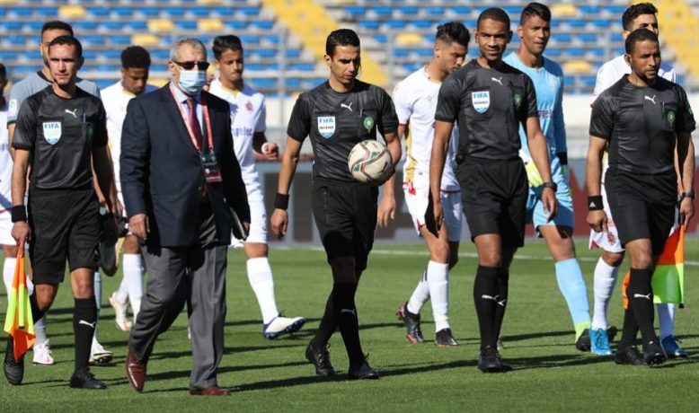 طاقم تحكيمي مغربي يقود مباراة مازيمبي الكونغولي والهلال السوداني