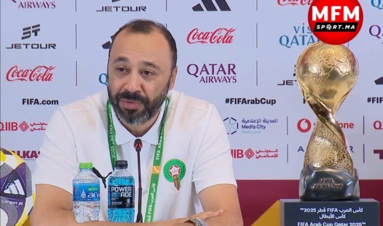 السكتيوي: هدفنا إسعاد 40 مليون مغربي والتتويج بكأس العرب
