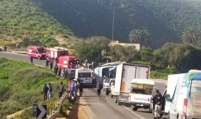 مديرية الأمن تعلن مصرع 4 من عناصرها وإصابة 26 آخرين في حادثة سير أثناء توجههم إلى أكادير لتأمين مباراة الدشيرة والوداد