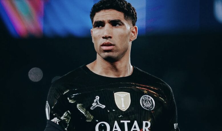 أشرف حكيمي يتربع على قائمة أعلى لاعبي باريس سان جيرمان أجرًا بعد ديمبيلي وماركينيوس