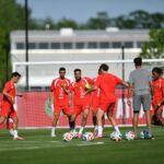 المنتخب الوطني يخوض ثاني حصة تدريبية بأمريكا استعداداً لمواجهة النرويج ودياً